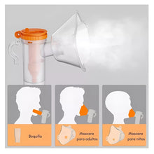 Cargar imagen en el visor de la galería, Nebulizador Respiratorio Aerocámara Portátil Para Adulto Niños NB805