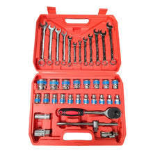 Cargar imagen en el visor de la galería, Set de Ratchet Copas y Llaves Mixtas 37 Piezas Estuche Portatil CR-V