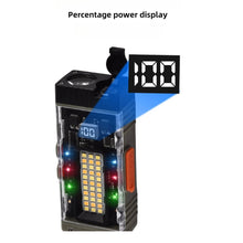 Cargar imagen en el visor de la galería, Linterna Multiusos 4 en 1 D61 Power Bank Encendedor Alarma