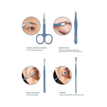 Cargar imagen en el visor de la galería, Set Manicure Pedicure Y Cuidado Facil Kit 16 Piezas + Estuche Azul