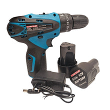 Cargar imagen en el visor de la galería, Taladro Electrico Kit Doble Bateria 12V 29 Piezas 1379-1