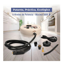 Cargar imagen en el visor de la galería, Maquina Limpiador A Vapor Alta Presión 3000W Portátil