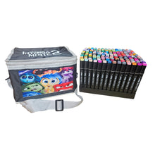 Cargar imagen en el visor de la galería, Marcadores 168 Unidades Doble Punta Estuche Negro