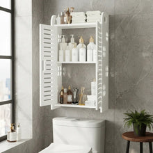 Cargar imagen en el visor de la galería, Mueble Organizador Pared Multiuso 3 Niveles Blanco YH6506