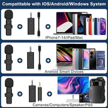 Cargar imagen en el visor de la galería, Micrófono Inalámbrico K35Pro Lavalier Grabación De Video
