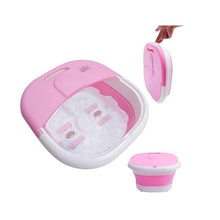 Cargar imagen en el visor de la galería, Tina Plegable Masajeadora RF-368Z Burbuja Calor Rosada