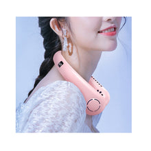 Cargar imagen en el visor de la galería, Aire Acondicionado De Cuello Ventilador Portatil Rosado