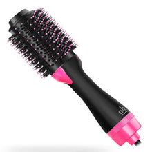 Cargar imagen en el visor de la galería, Cepillo Secador 2 En 1 Anti Frizz Rosado