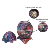 Cargar imagen en el visor de la galería, Proyector Nebulosa Huevo Dinosaurio Bluetooth Control Remoto