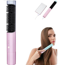 Cargar imagen en el visor de la galería, Cepillo Alisador De Cabello Inalámbrico Carga USB
