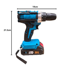 Cargar imagen en el visor de la galería, Taladro Eléctrico Kit Doble Batería 56V 29 Piezas 2581 Verde
