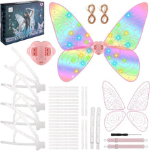Cargar imagen en el visor de la galería, Alas Mariposa Movimiento 840 Electricas Luz Led Musica