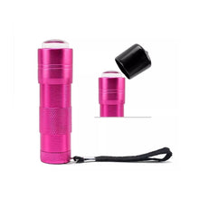 Cargar imagen en el visor de la galería, Lámpara Linterna Fucsia Press On Manicure Uñas