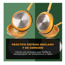 Cargar imagen en el visor de la galería, Sartén Doble Parrilla Wok Antiaherente Schaffhausen