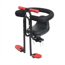 Cargar imagen en el visor de la galería, Silla Delantera Para Bicicleta Infantil Con Baranda Y Reposapiés FF-2641