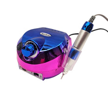 Cargar imagen en el visor de la galería, Drill Pulidor Uñas Tornasol DM-202 45.000 RPM Pedal Azul