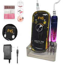 Cargar imagen en el visor de la galería, Drill pulidor XSUV-704 45000 RPM Portatil Fucsia