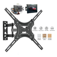 Cargar imagen en el visor de la galería, Soporte De Pared Giratoria Para TV 32 A 55 Pulgadas X-400
