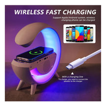 Cargar imagen en el visor de la galería, Lampara Parlante Bluetooth BT-2301 Carga Inalámbrica