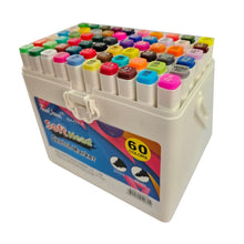 Cargar imagen en el visor de la galería, Marcadores Doble Punta Set 60 Unidades + Libro
