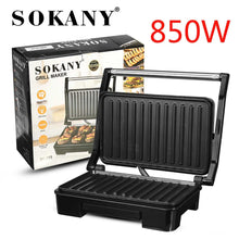 Cargar imagen en el visor de la galería, Sanduchera Parrilla Grill Plancha Antiadherente SK-223