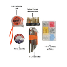 Cargar imagen en el visor de la galería, Juego De Herramientas 76 Piezas Con Estuche Multiusos