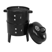 Cargar imagen en el visor de la galería, Barril Ahumador Asador 3 en 1 Medidor Temperatura, Altura 83 cm