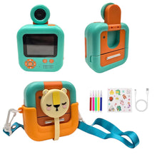 Cargar imagen en el visor de la galería, Cámara Digital Impresora Niños Modo Selfi Naranja