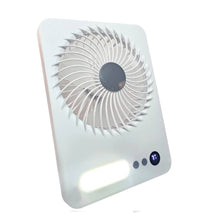 Cargar imagen en el visor de la galería, Ventilador Lampara De Escritorio USB Plegable JK-F668 Blanco