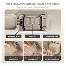 Cargar imagen en el visor de la galería, Colchón Inflable Doble 198 x 150 x 40 cm Inflador Eléctrico Inalámbrico
