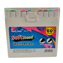 Cargar imagen en el visor de la galería, Marcadores Doble Punta Set 60 Unidades + Libro