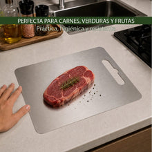 Cargar imagen en el visor de la galería, Tabla De Picar Acero Inoxidable Cocina Higienica Facil Limpieza