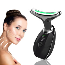 Cargar imagen en el visor de la galería, Masajeador Facial Arrugas Luz Y Vibracion AY-1688 Negro