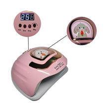 Cargar imagen en el visor de la galería, Lampara De Secado De Uñas Uv Led Sun Y-01 268W Rosa