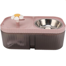 Cargar imagen en el visor de la galería, Fuente De Agua Comedero 2 en 1 Automatico Mascotas Rosado