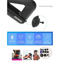 Cargar imagen en el visor de la galería, Masajeador Corporal Rosado Massage Gun 12 Piezas Inalambrica