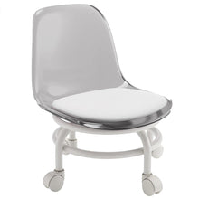 Cargar imagen en el visor de la galería, Silla Pedicura Ruedas Alcochada Giratorio 360 ° Gris