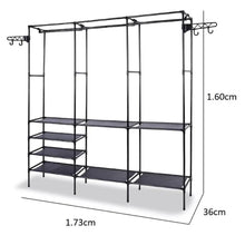 Cargar imagen en el visor de la galería, Closet Organizador 3 Espacios Zapatero Perchero Multifuncion