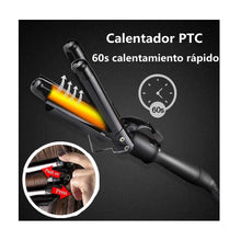 Cargar imagen en el visor de la galería, Rizador Ondas De Sirena Pro Nova 833 Negro