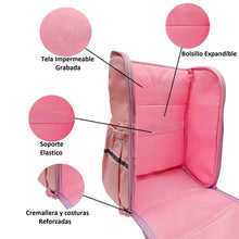Cargar imagen en el visor de la galería, Maleta Escolar Niñas Reflectiva Bear Rosada