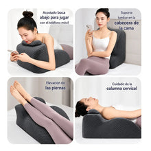 Cargar imagen en el visor de la galería, Almohada Cervical Soporte Ergonómico Espuma Memory Foam De Alta Densidad HO-AL03