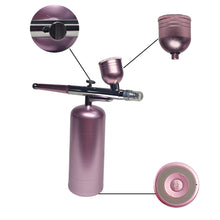 Cargar imagen en el visor de la galería, Aerógrafo Profesional Inalámbrico Recargable Veleka-909 Rosa