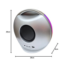 Cargar imagen en el visor de la galería, Parlante Portátil Luz LED Bluetooth MicroSD USB M26 Recargable
