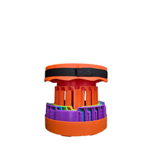 Cargar imagen en el visor de la galería, Silla Taburete Tipo Telescopio Retráctil Portátil DZ-7 Naranja