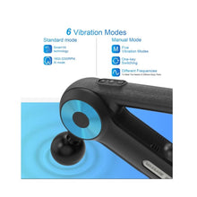 Cargar imagen en el visor de la galería, Masajeador Corporal Azul Massage Gun 12 Piezas Inalambrica