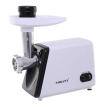 Cargar imagen en el visor de la galería, Molino De Carne Eléctrico Acero Inoxidable 2500W Con Embutidor Sokany SK-312