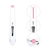 Cargar imagen en el visor de la galería, Plancha Mini Blanca Inalambrica 400° F Viajera