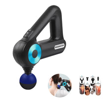 Cargar imagen en el visor de la galería, Masajeador Corporal Azul Massage Gun 12 Piezas Inalambrica