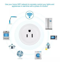 Cargar imagen en el visor de la galería, Enchufe Inteligente Wifi Control Voz Alexa Asistente Google