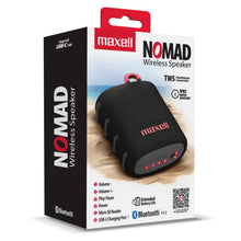 Cargar imagen en el visor de la galería, Parlante Maxel NOMAD Negro Bluetooth Micro SD Portatil